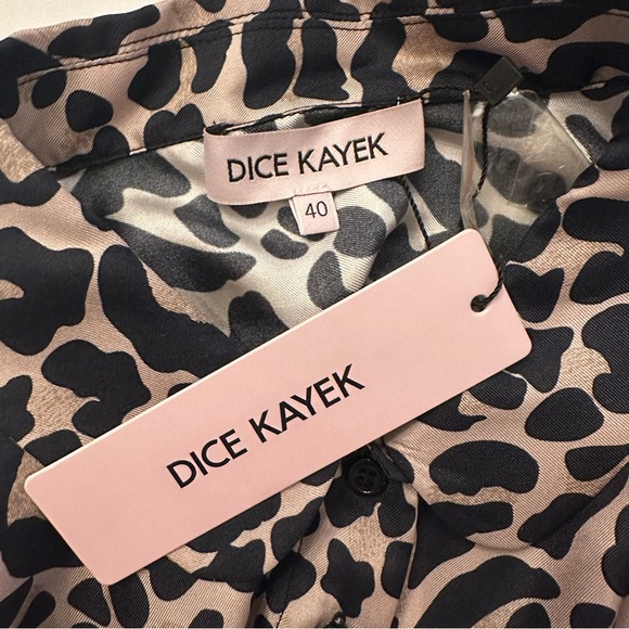 NWT DICE KAYEK leopard print midi dress - Size 40 / US 8 - Picture 4 of 5